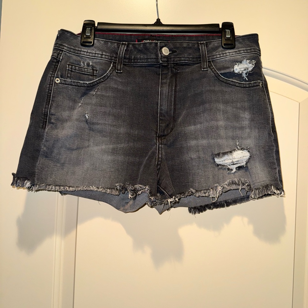 Dark Wash Distressed Denim Women’s Shorts